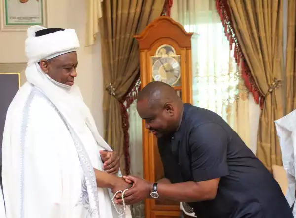 Governor Wike Visits Sultan Of Sokoto (Photos)